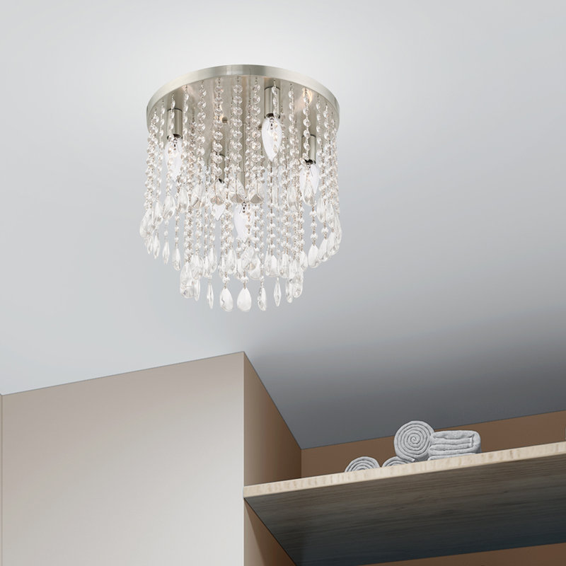 Sophy Flush Mount, Brushed Nickel