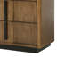 Commode 6 tiroirs brun cendré