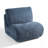 Caleb Swivel Upholstered Accent Chair with Removable Back Cushion-1784070534