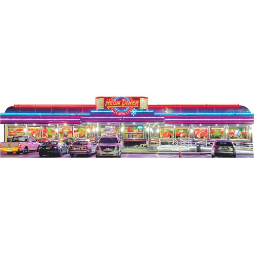 SP13526 Neon 1950's Night Diner