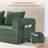 Versatile Foldable Floor Couch - Modular Sectional Sofa For Living Room, Bedroom, And Studio Use-1844032443