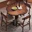 Table de salle à manger en bois manufacturé de couleur châtaignier-2036240959