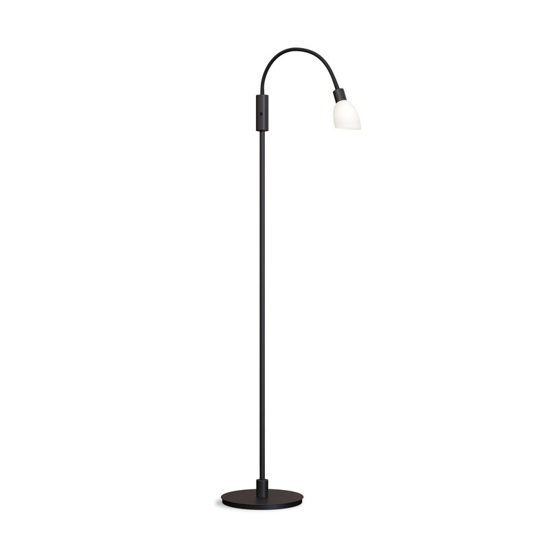 140cm Black Arched Floor Lamp