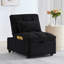 Canapé-lit simple multifonctionnel 4 en 1 avec poches de rangement, conception escamotable capitonnée, dossier et coussins réglables, méridienne convertible-887390601