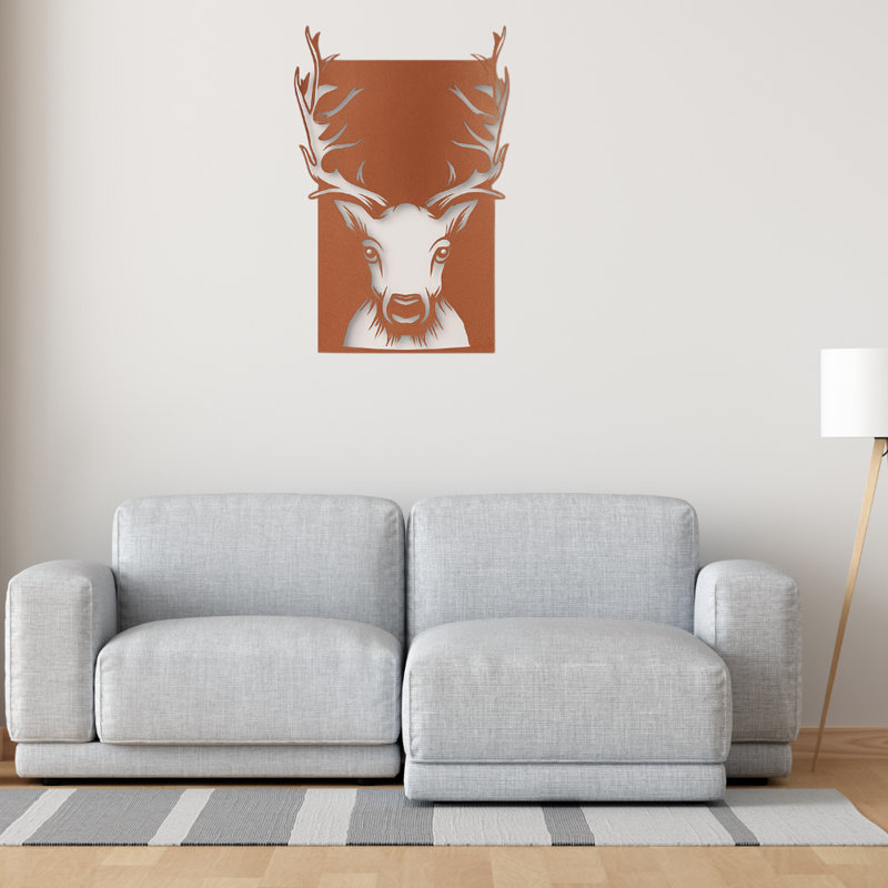 Wall Decor on Metal, Copper