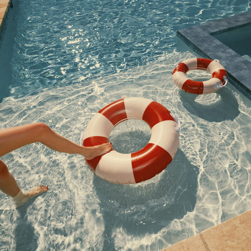 Pool Ring, Pink/Red