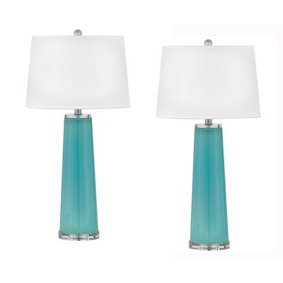 Glass USB Table Lamp