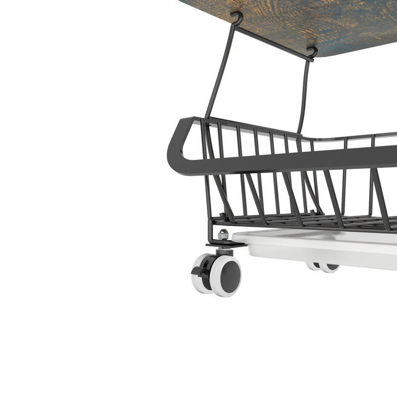 11.8'' W Stainless Steel Shelving Unit with Wheels