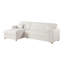 Canapé-lit modulaire convertible en tissu avec méridienne réversible et rangement Modern Thomas-23997706