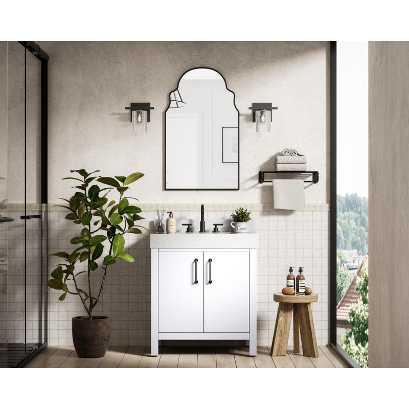 Ensemble de meuble-lavabo simple 30 po_VF60630-BS, Blanc