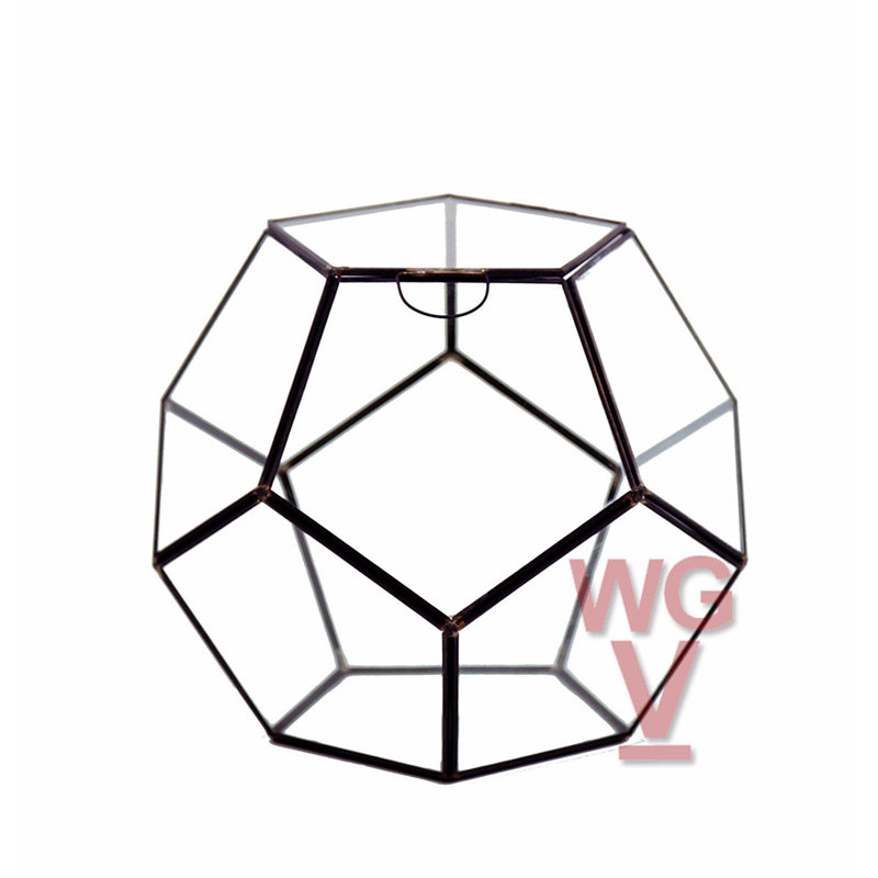 Terrarium en verre berriman, H 7,5 po x l 9 po x P 9 po