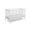 Lit de bébé convertible 3-en-1 Palmer en blanc, lit de bébé en bois massif et lit de jour