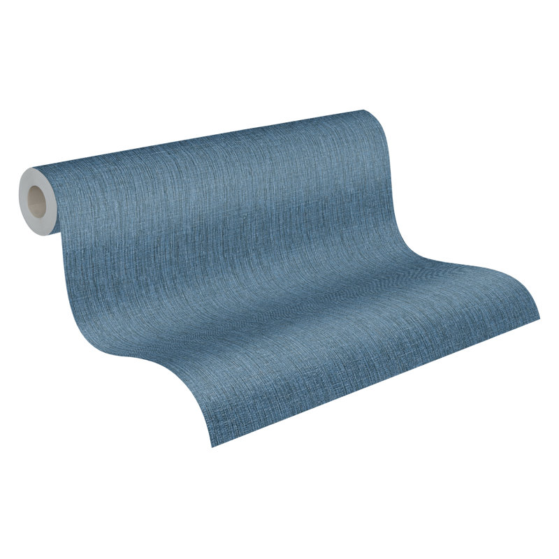 10.05m x 53cm Matte Wallpaper Roll, Blue