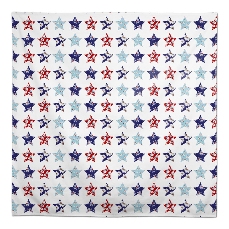Independence Day Cotton Tablecloth, 58" x 58"