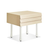 Lap 1 - Drawer Solid Wood Nightstand