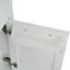 Meuble-lavabo simple 30 po avec plateau en céramique Tohid-173430515
