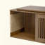 Meuble télé Mid-Century Morden en noyer avec table extensible