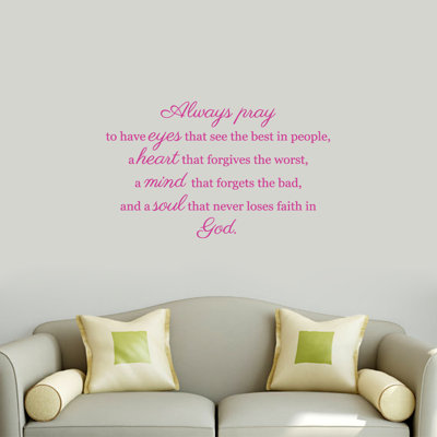 Religious & Spiritual Non-Wall Damaging Wall Decal