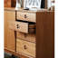 Buffet en teck de style simple et rétro-129019556