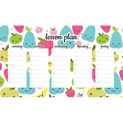 Magnetic Lesson Plan Joyful Fruits