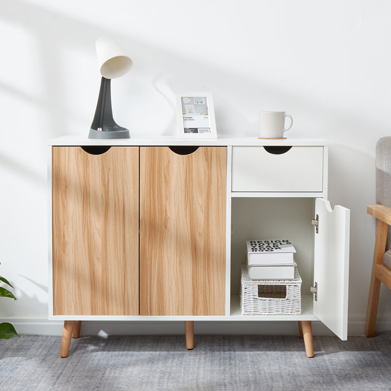 4 Drawer Modern Oak Sideboard