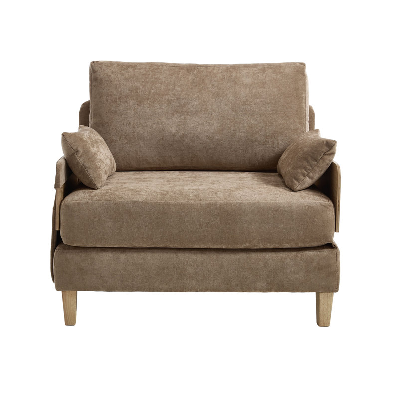 3-in-1 Foldable Sofa Bed Recliner, Mid-century Modern Convertible Sleeper With 3 Pillows, Space-saving For Small Spaces, Suitable For Bedroom, Study Room & Guest Room