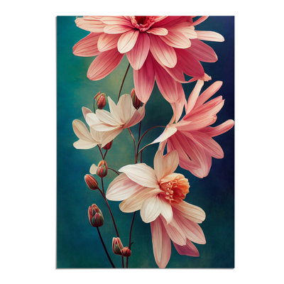 XV1022-3418X Peaceful Flower Scene - Print