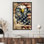 «Vibrant Patriotic Flag», reproduction d'art sur toile, décor moderne, 1P