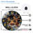 Numbers-1-12-With-Elves-And-Gifts Art - 12'' Modern Glass Wall Clock