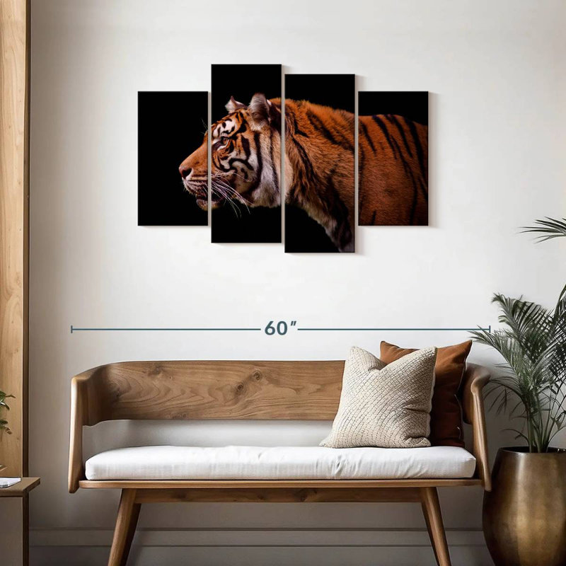 Brampt Royal Tiger, 27" H x 43" W