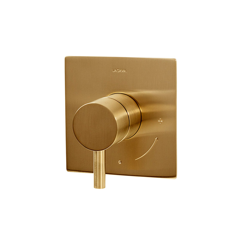 Progressive Compact Pressure Balancing Mixer, Brushed Gold