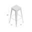 Tabouret de bar en bois massif de 30 po Natascha-21415314
