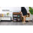 Leeara 23.6'' x 14.2'' Craft Table with Wheels-103235159