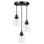 Luminaire suspendu simple noir mat