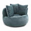 Fauteuil à billes en velours côtelé-779782030