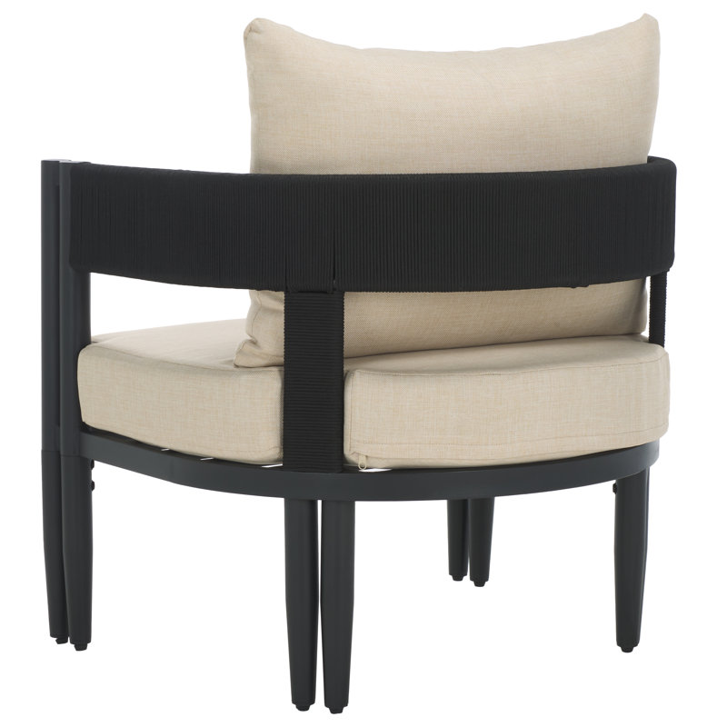 Viola Outdoor Dining Armchair, Taupe