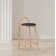 Bartolomea Upholstered Counter Stool with Solid Wood Frame