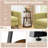 1 Pcs 3-tier Round Side Table With Metal Frame & Adjustable Foot Pads Nightstand-1982751732