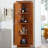 4-Tier 72-Inch Farmhouse Corner Kitchen Pantry Storage Bathroom Cabinet With 8 Doors & Shelves For Bathroom, Living Room, Kitchen-1861777125