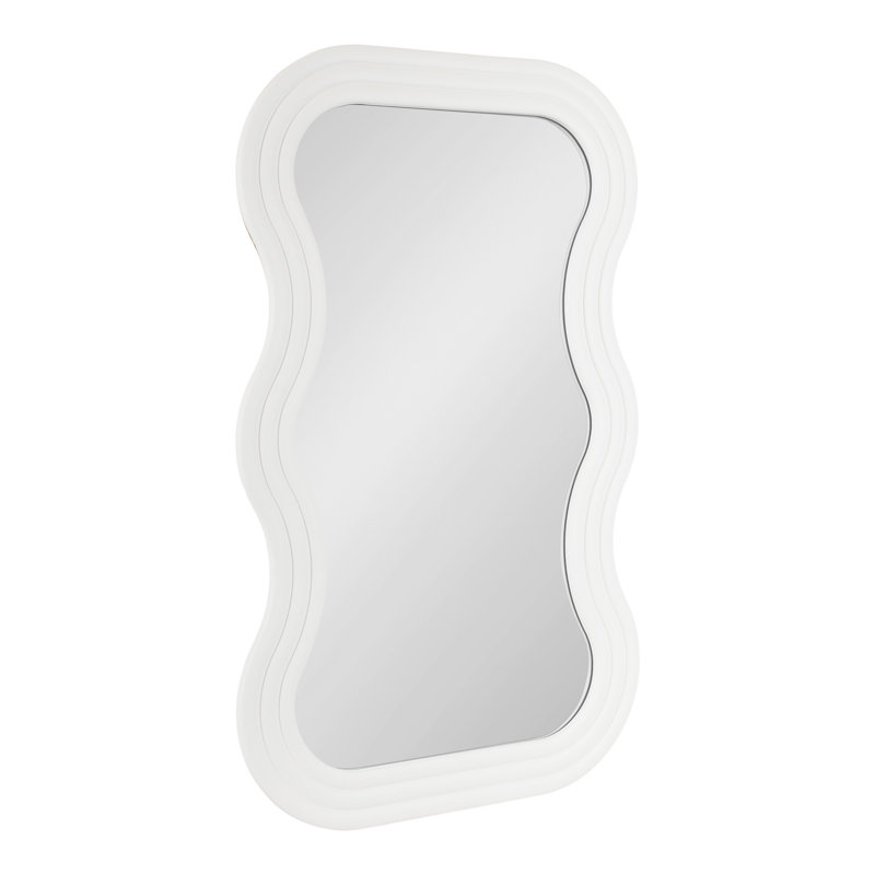 Wavy Rectangle Wall Mirror
