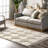 High/Low Diamond Tassel Area Rug-264346308