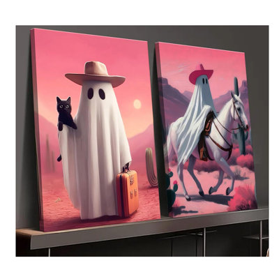 2 Piece Wrapped Canvas Wall Art