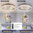 Minimalist Ring Led Chandelier Fan with Remote Control