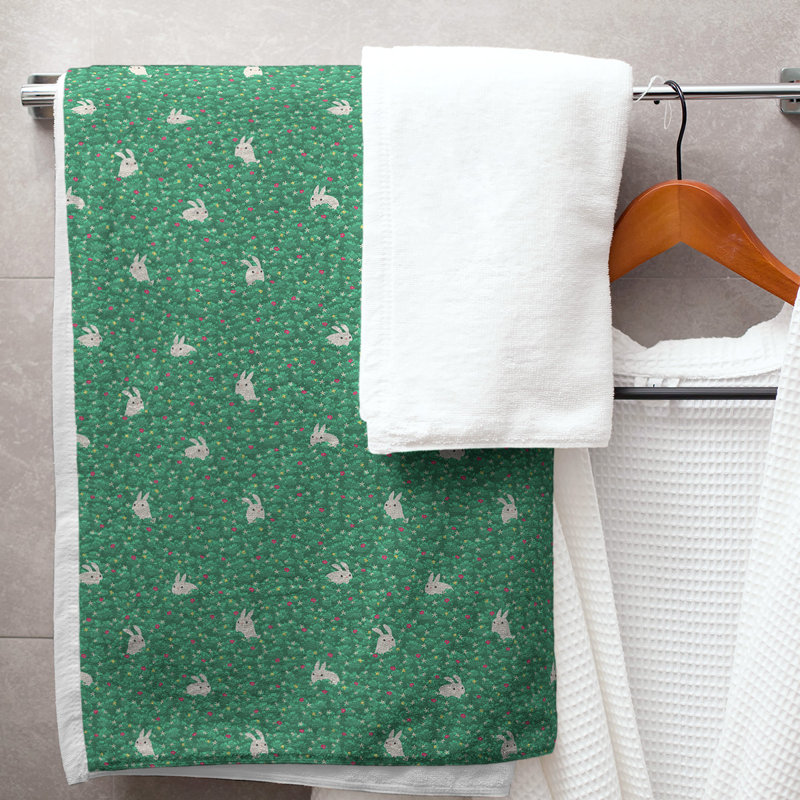 Katelyn Elizabeth Bath Towel, Pink/Yellow