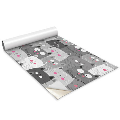 Amzee 100 cm x 50 cm Matte Peel & Stick Wallpaper Roll