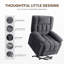 Fauteuil inclinable électrique surdimensionné avec massage chauffant et poche latérale-1781818812
