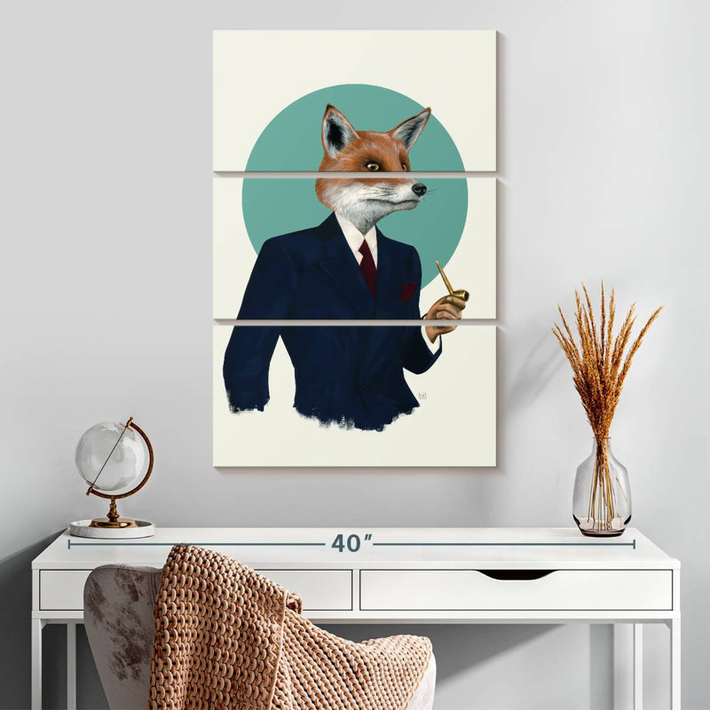 Brampt Mr. Fox, 32" H x 20" W