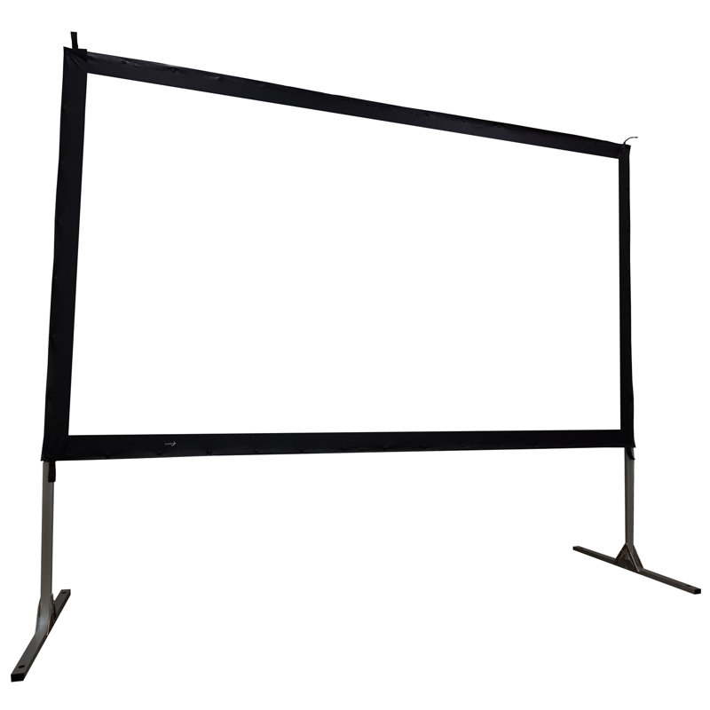 Écran de projection cinéma blanc à cadre pliable, 120" Diagonale (50" x 105" )