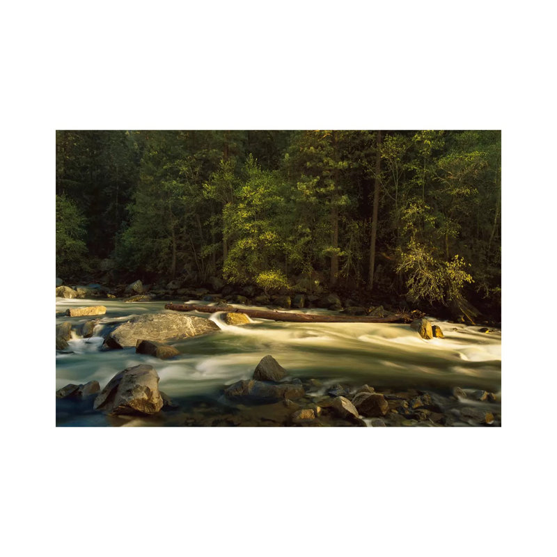 Merced River Flowing Through The Valley Floor, Yosemite National Park, California by Tim Fitzharris - Wrapped Canvas Gallery-Wrapped Canvas Giclée