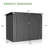 6 Ft. W X 3 Ft. D Galvanized Steel Horizontal Garage Shed